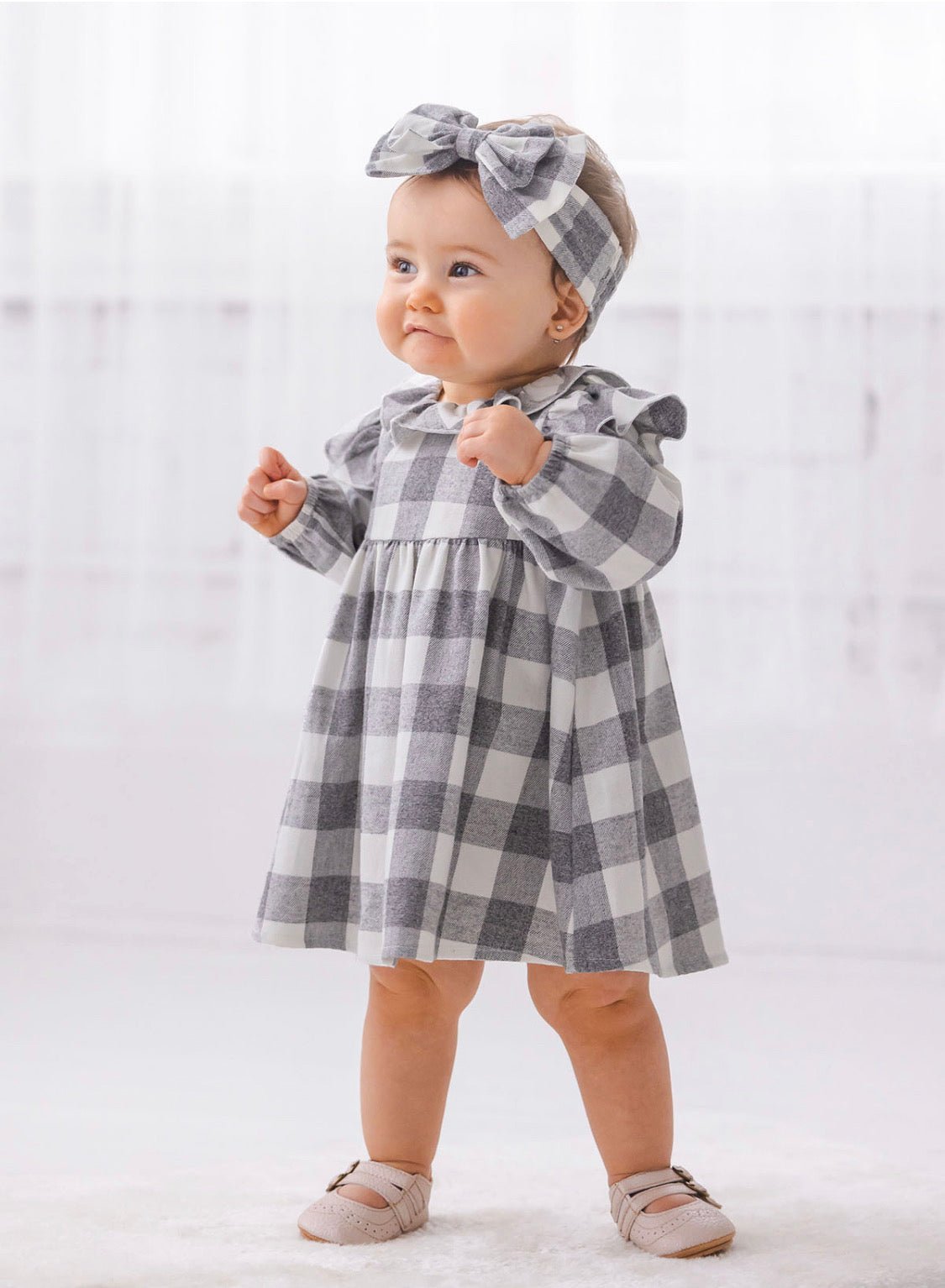 Harper Ash Ruffle Dress - Wren Harper