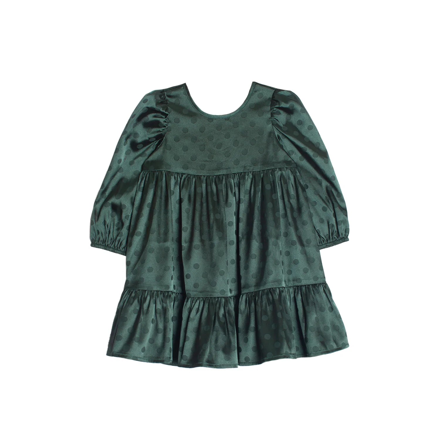 Holiday Sage Charmeuse Dress - Wren Harper