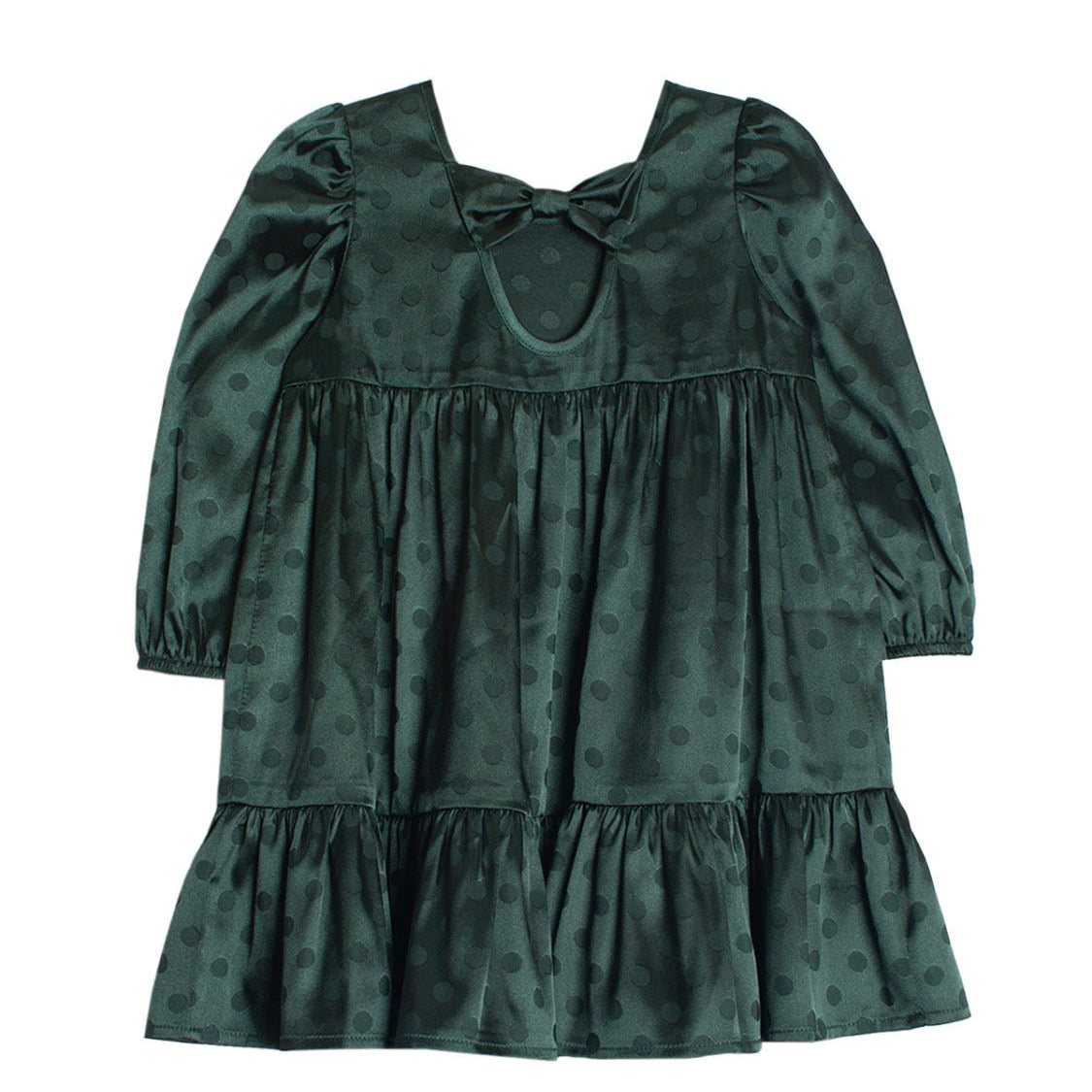 Holiday Sage Charmeuse Dress - Wren Harper