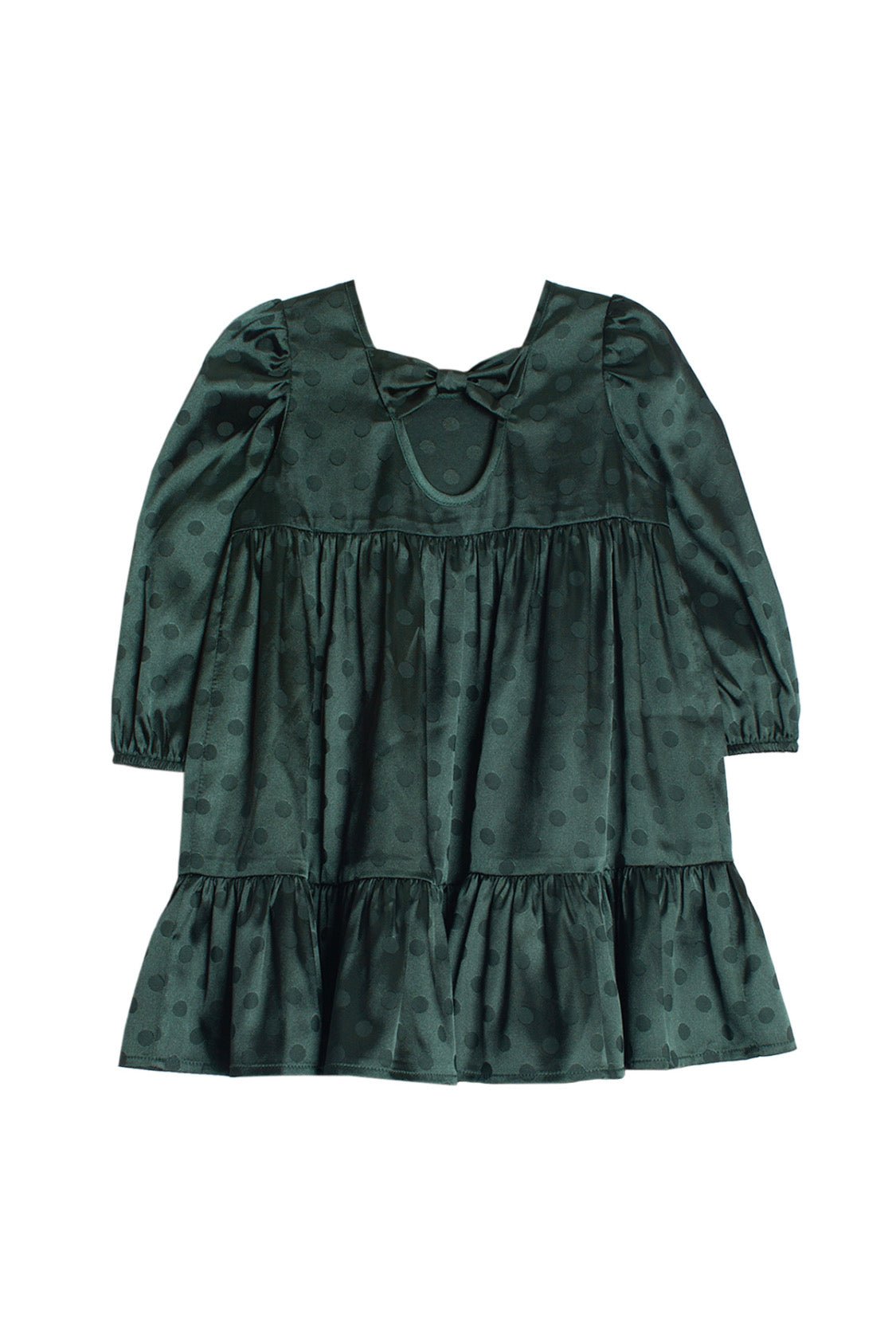 Holiday Sage Charmeuse Dress - Wren Harper