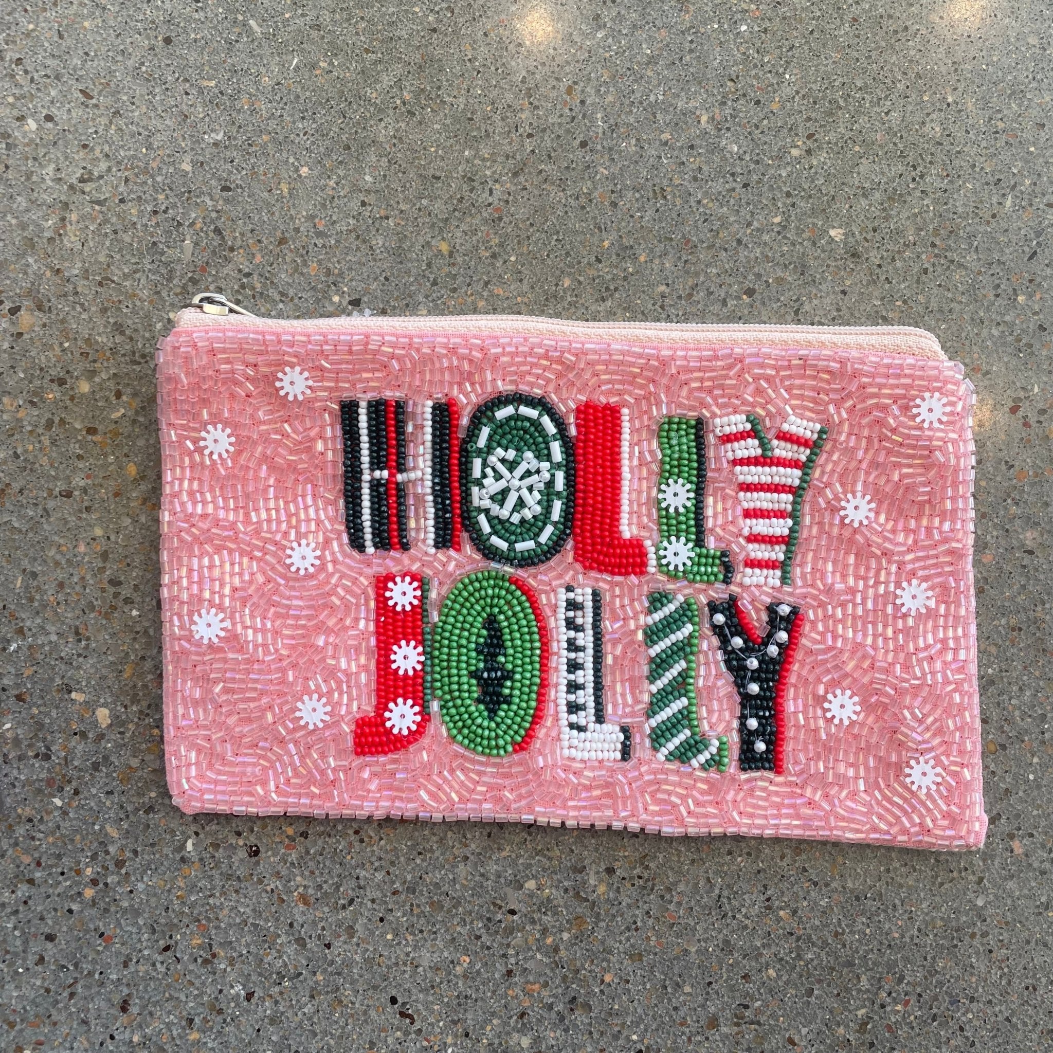 Holly Jolly Beaded Purse - Wren Harper