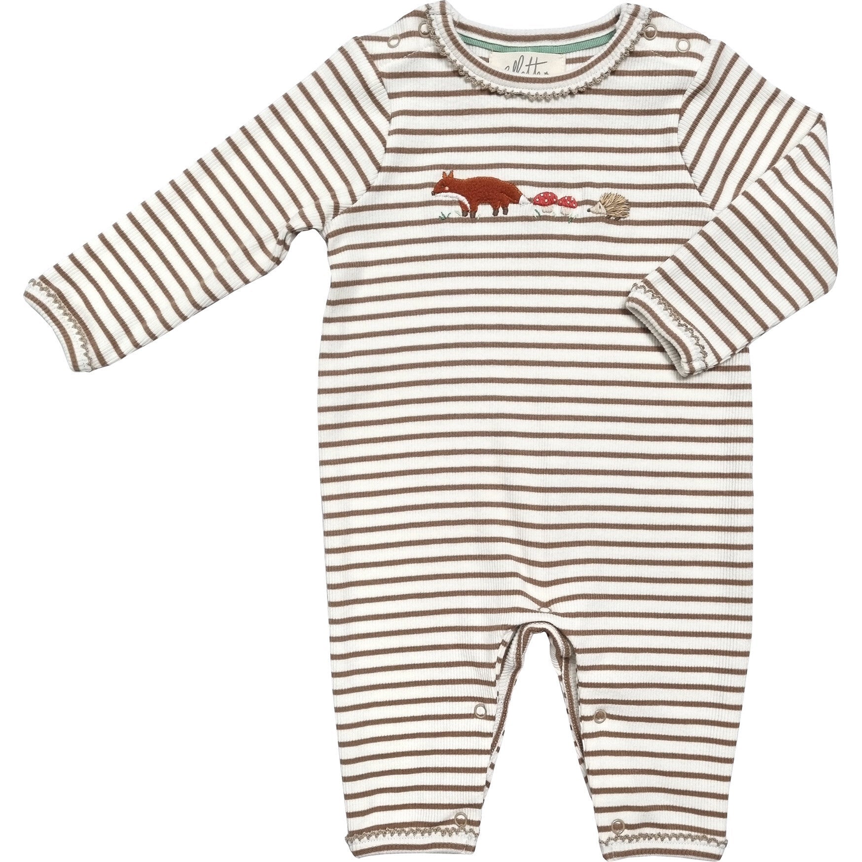 In The Wood Embroidered Romper - Wren Harper