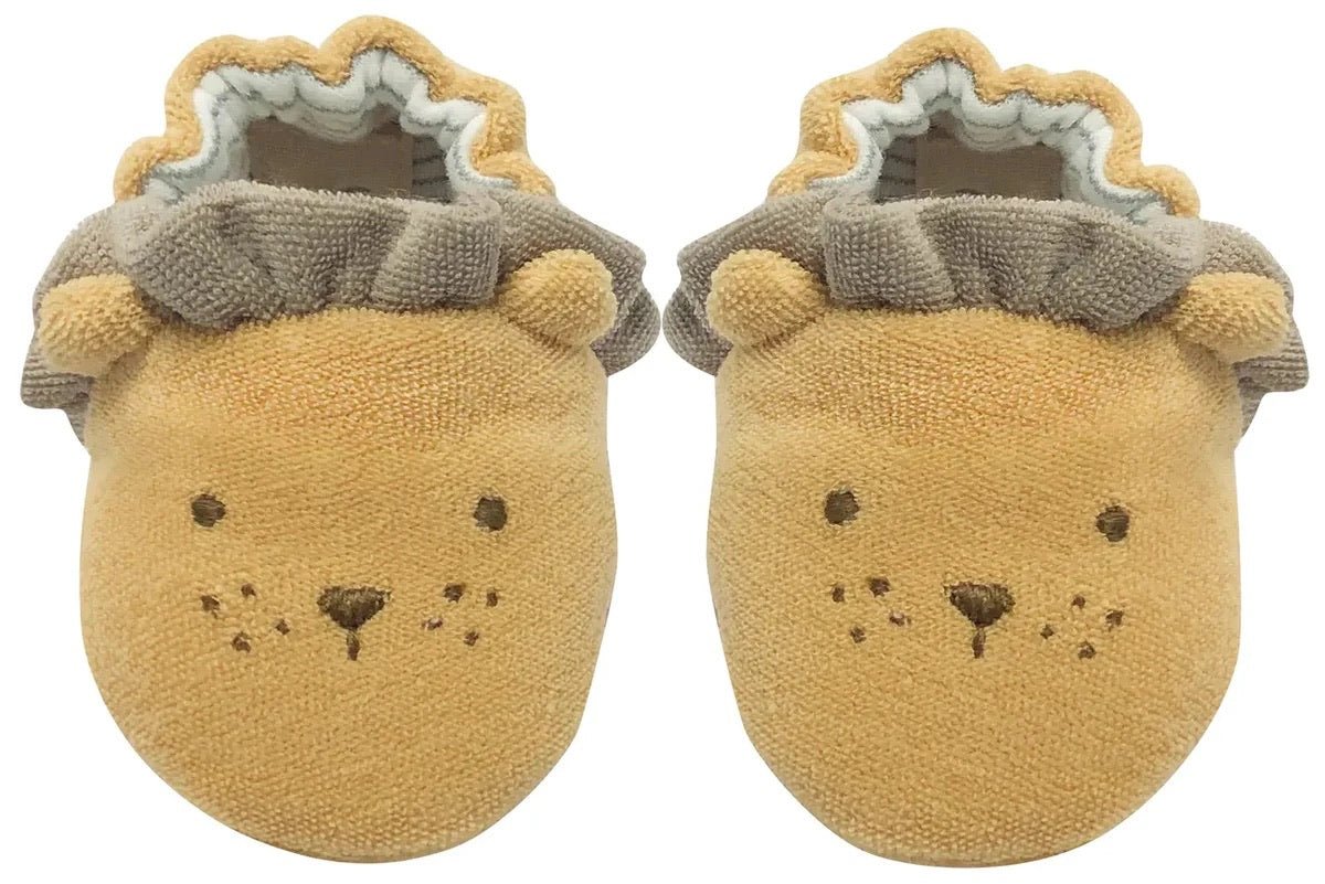 Leo Lion Terry Cloth Booties - Wren Harper