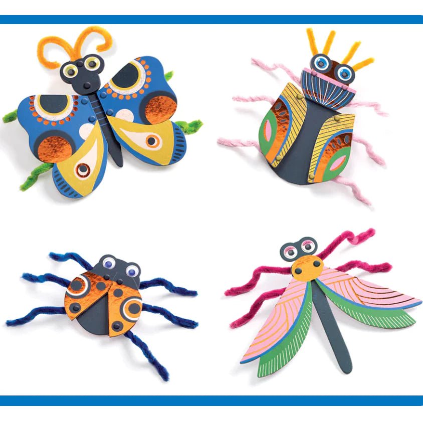 LPA 3D Collage - Fuzzy Bugs - Wren Harper