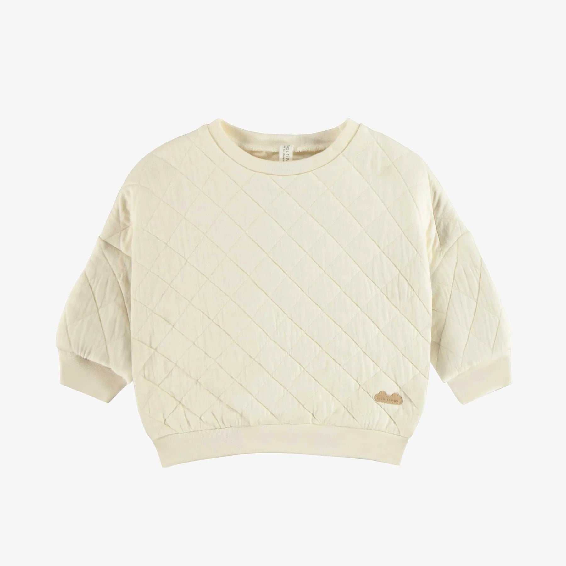 LS Quilted Jersey Crewneck - Wren Harper