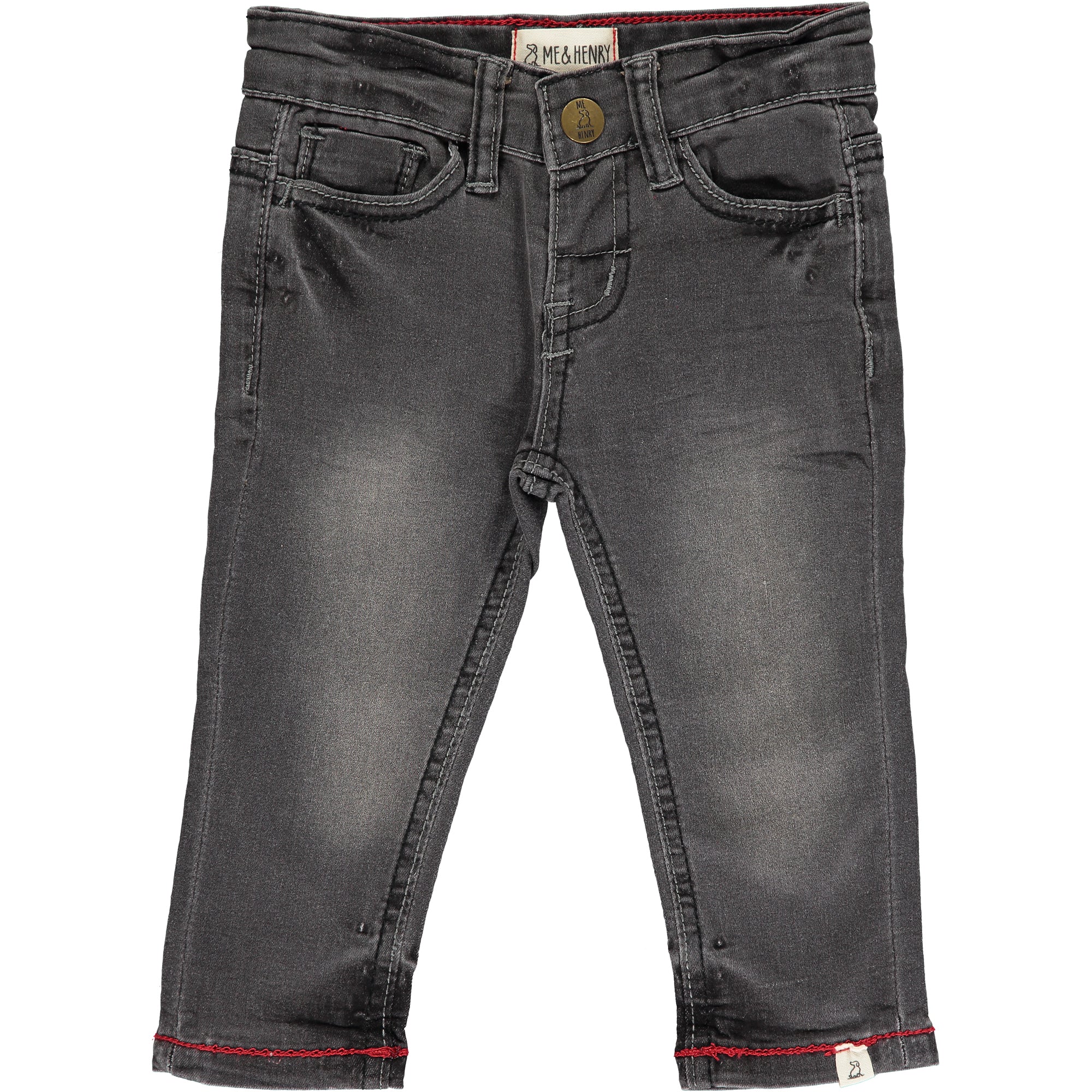 Mark Charcoal Denim Jeans - Wren Harper