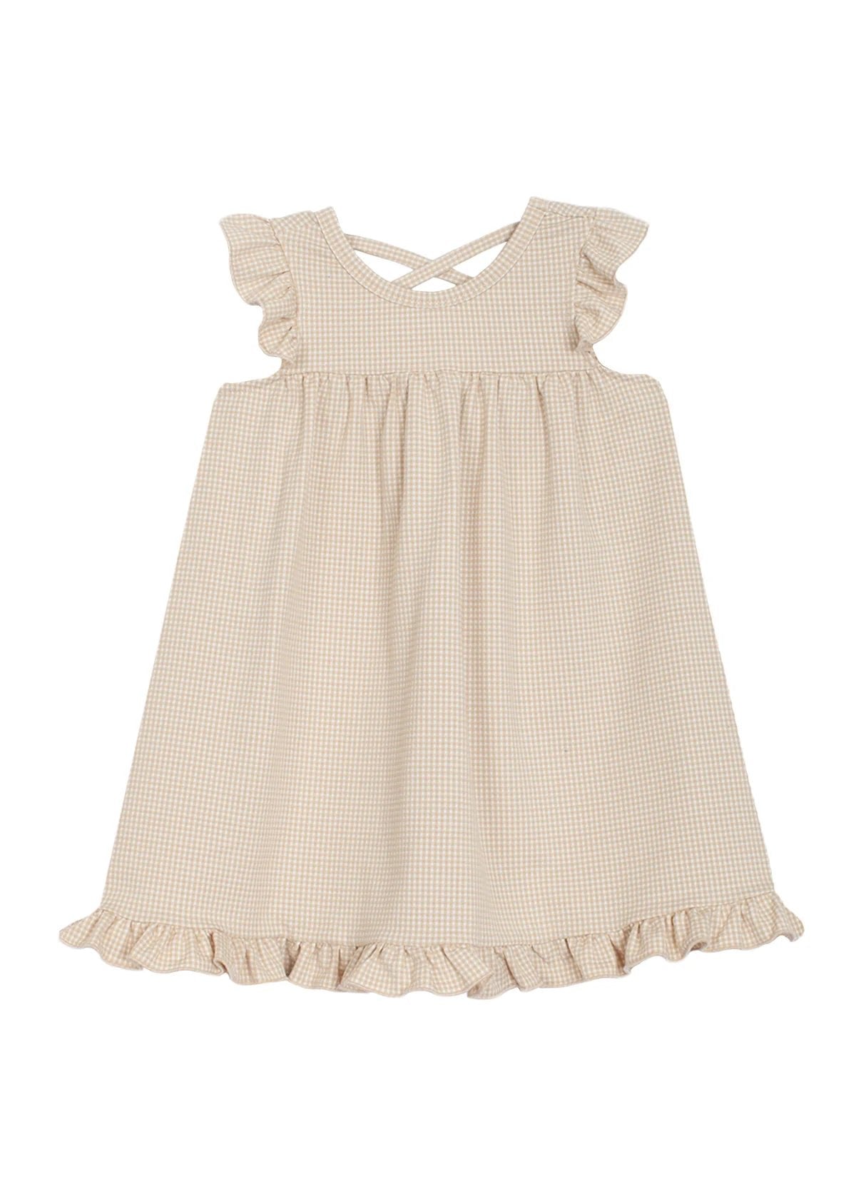 Mini Checkered Knit Dress - Wren Harper