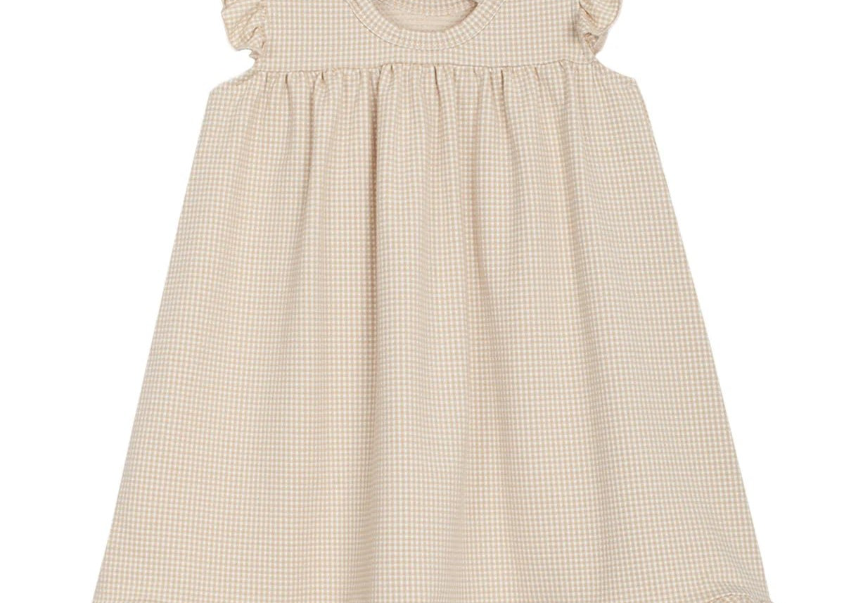 Mini Checkered Knit Dress - Wren Harper