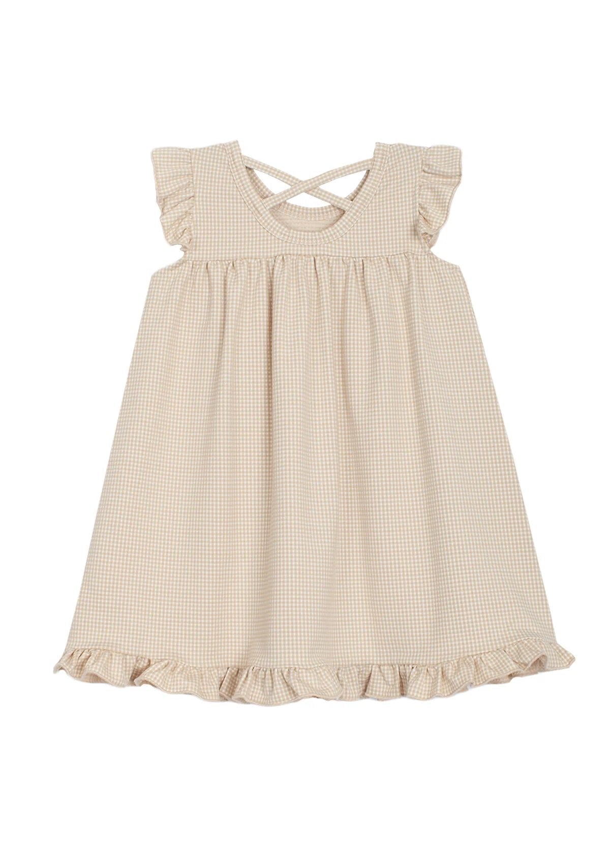 Mini Checkered Knit Dress - Wren Harper