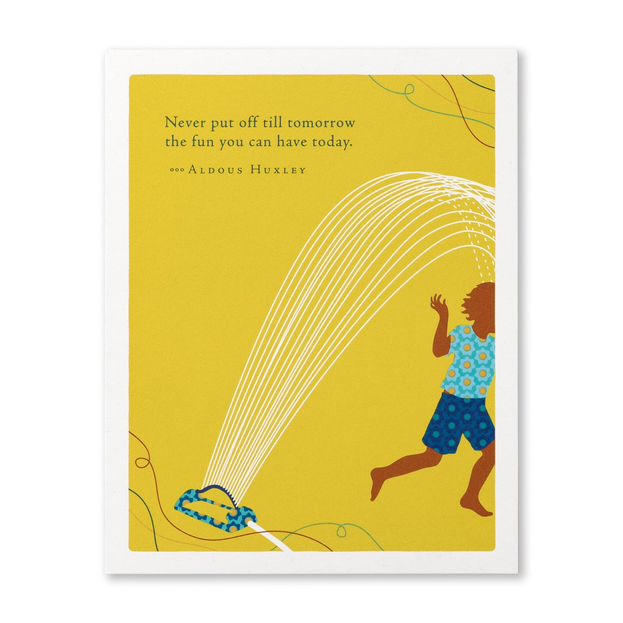 Never Put Off Till Tomorrow Card - Wren Harper