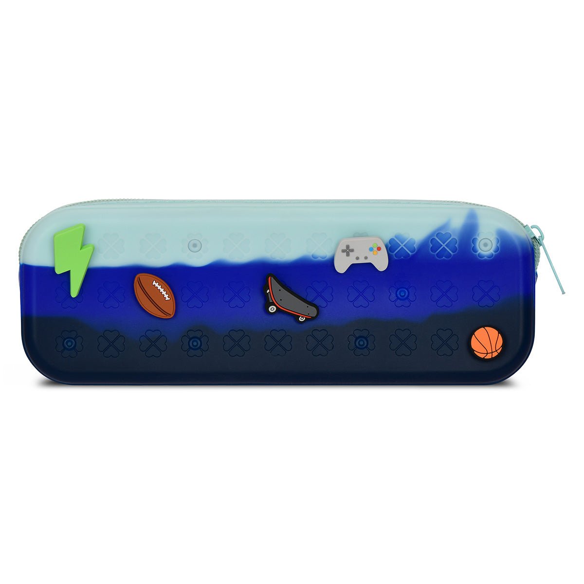 Ocean Waves Charmed Jelly Pencil Case - Wren Harper
