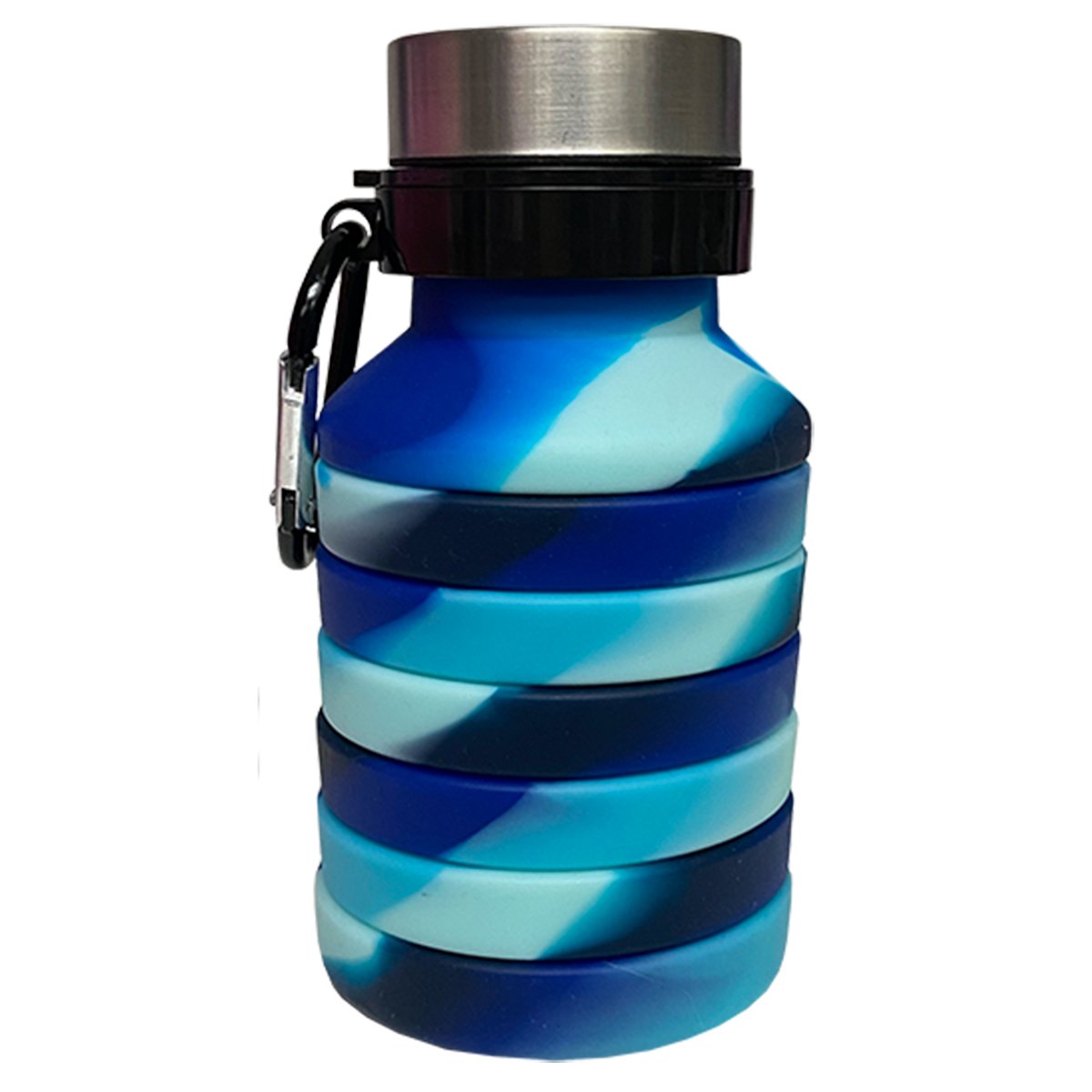 Ocean Waves Collapsible Water Bottle - Wren Harper