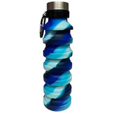 Ocean Waves Collapsible Water Bottle - Wren Harper
