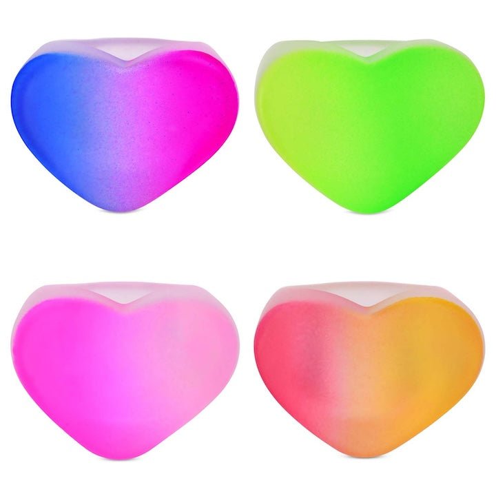 Ombre Heart Ring Set - 4 rings - Wren Harper