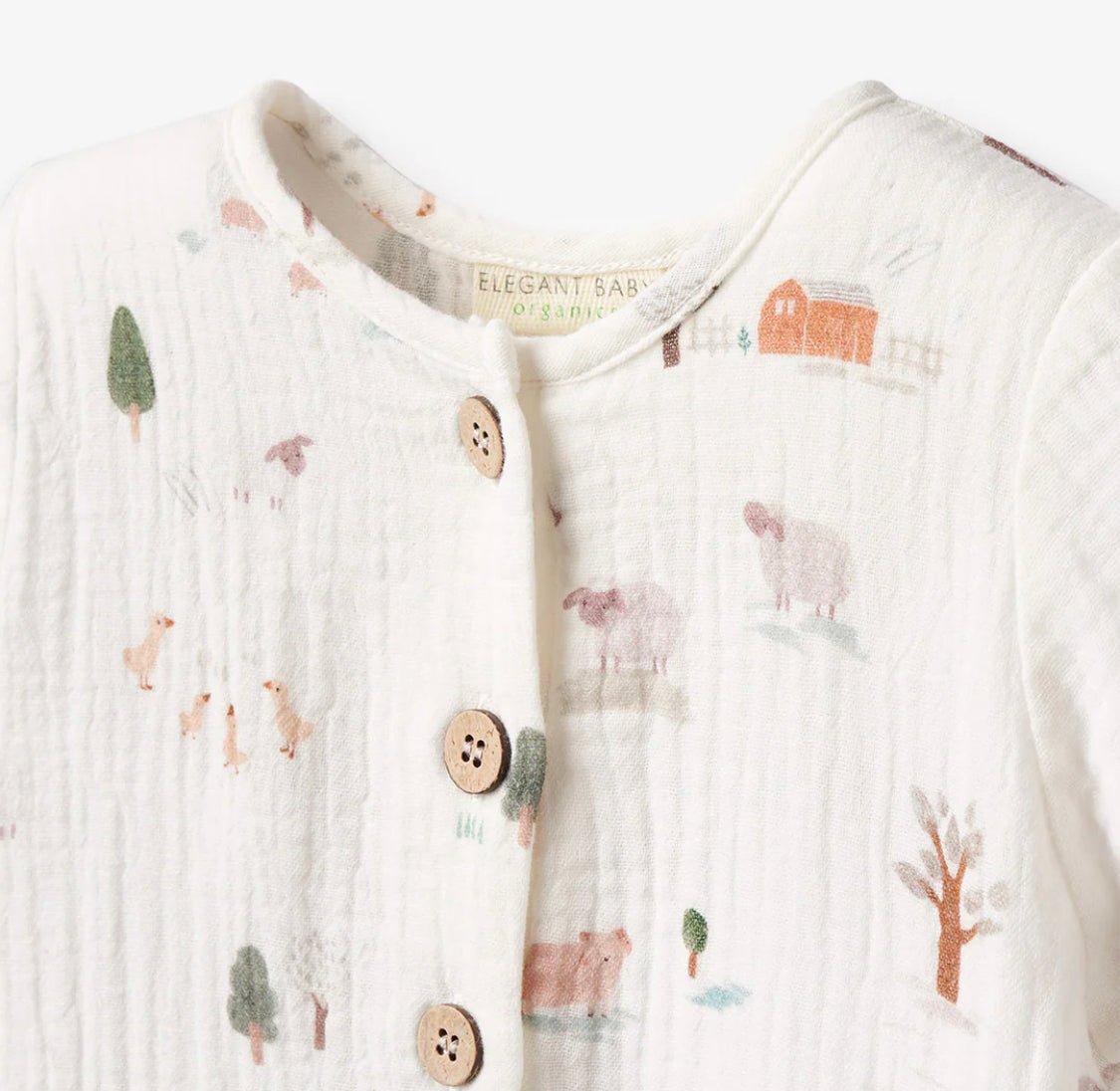 On the Farm Organic Muslin Jumpsuit - Wren Harper