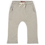 Organic Jogger Grey Pinstripe - Wren Harper