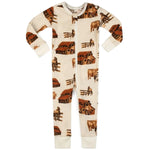 Organic Zipper Pajama Homestead - Wren Harper