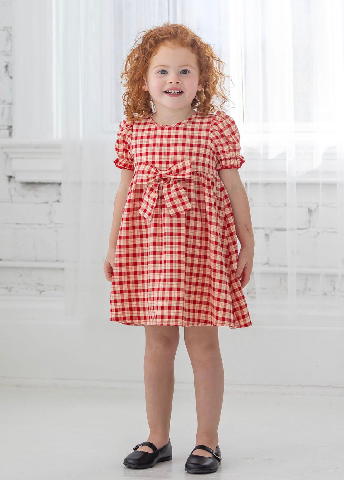 Paisley Woven Plaid Dress - Wren Harper