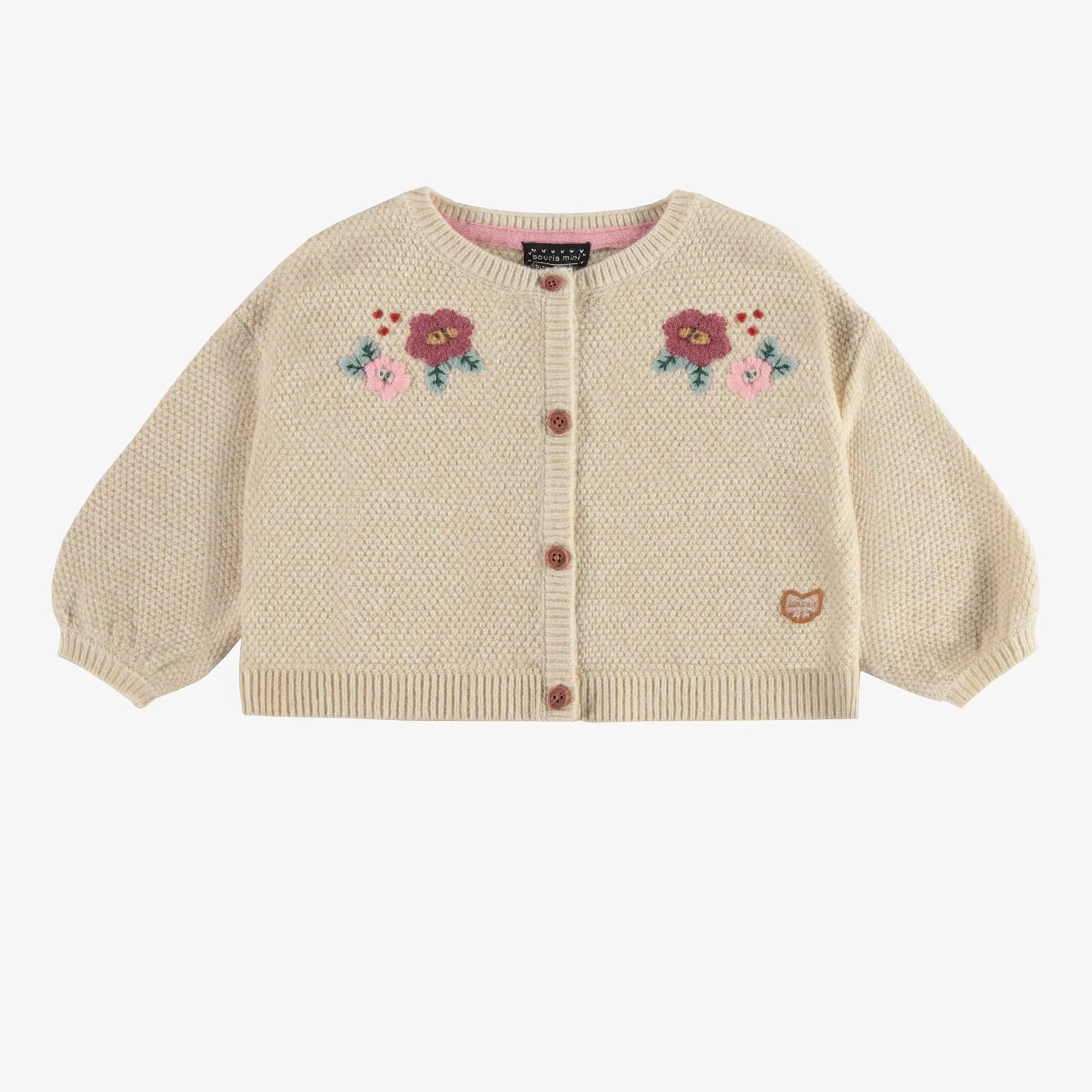 Patterned Knitted Cardigan - Wren Harper