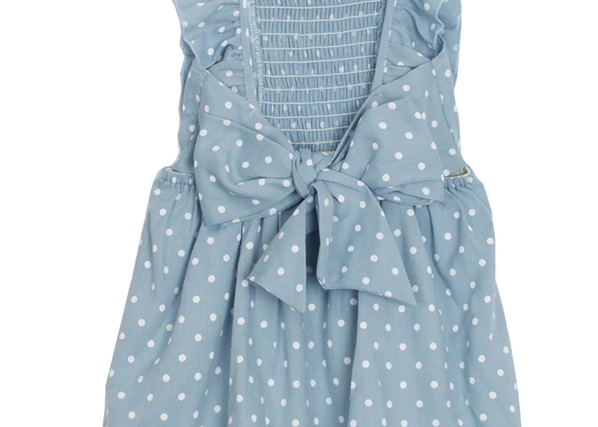 Pebble Polka-Dot Woven Dress - Wren Harper