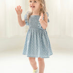 Pebble Polka-Dot Woven Dress - Wren Harper
