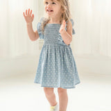 Pebble Polka-Dot Woven Dress - Wren Harper