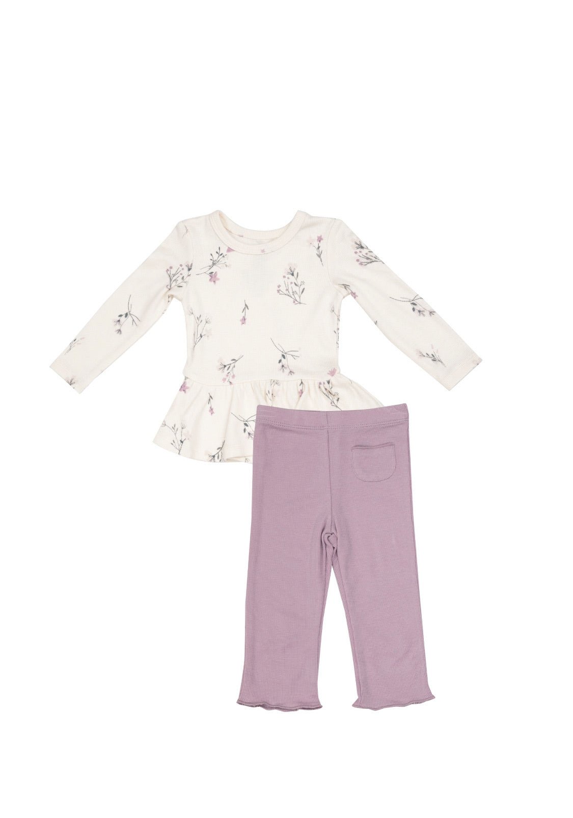 Peplum Top and Flare Pants - Wren Harper