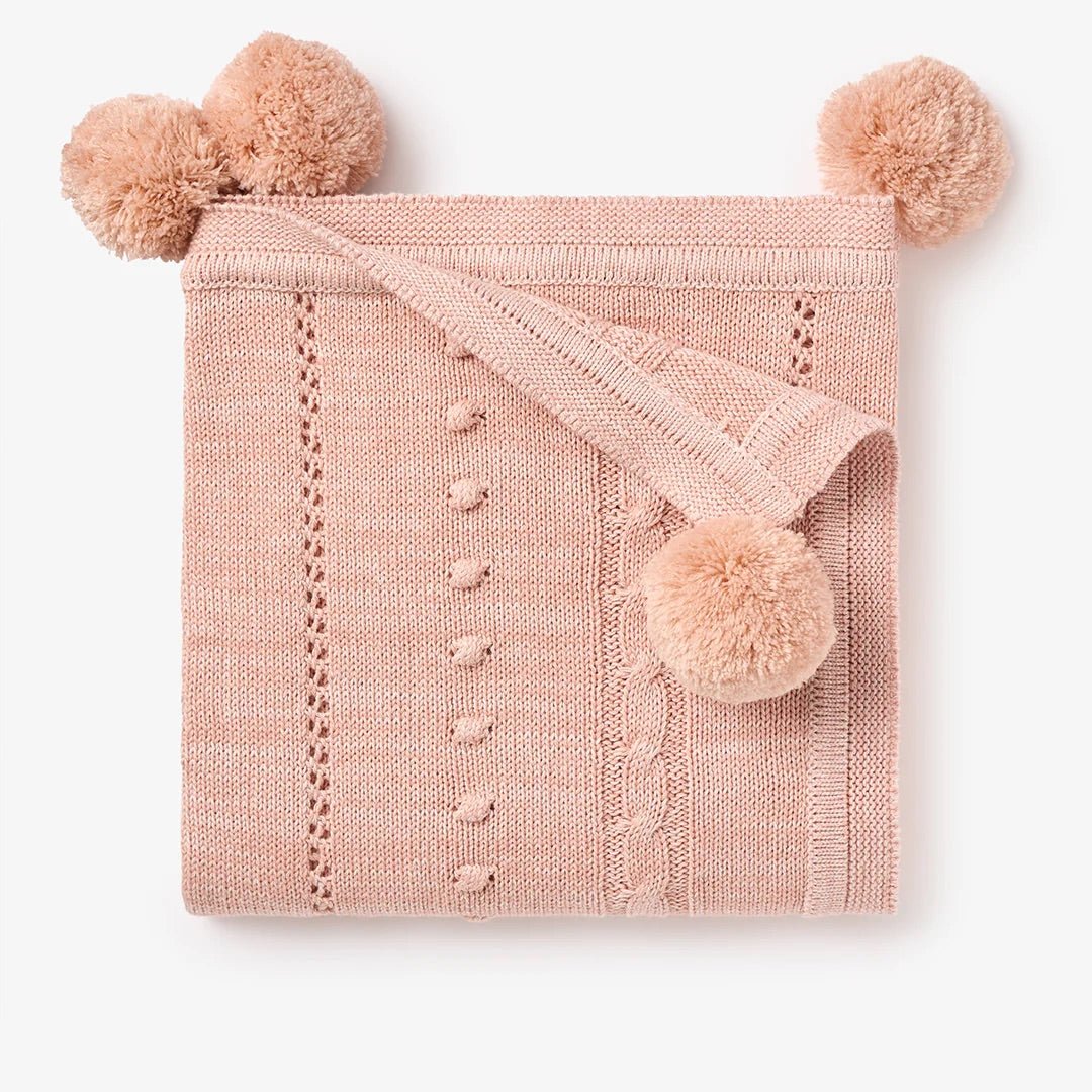 Popcorn Pointelle Blanket - Wren Harper