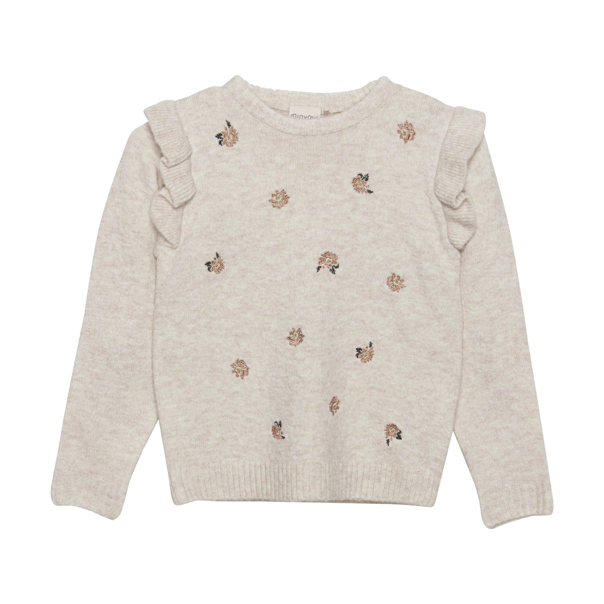 Pullover LS Knit Ruffle Sleeve - Wren Harper