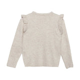Pullover LS Knit Ruffle Sleeve - Wren Harper