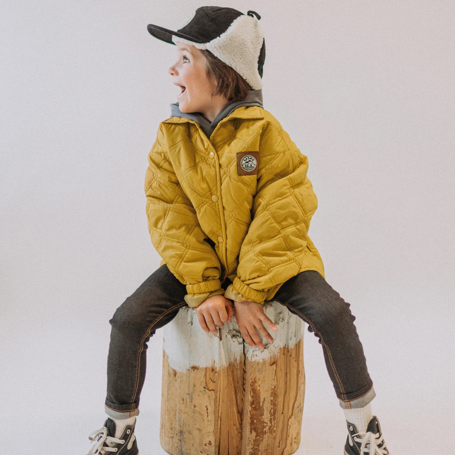 Quilted Nylon Coat - Wren Harper