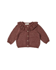 Ruffle Collar Cardigan - Wren Harper