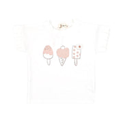 Ruffle Sleeve 3 Ice Cream Tee - Wren Harper