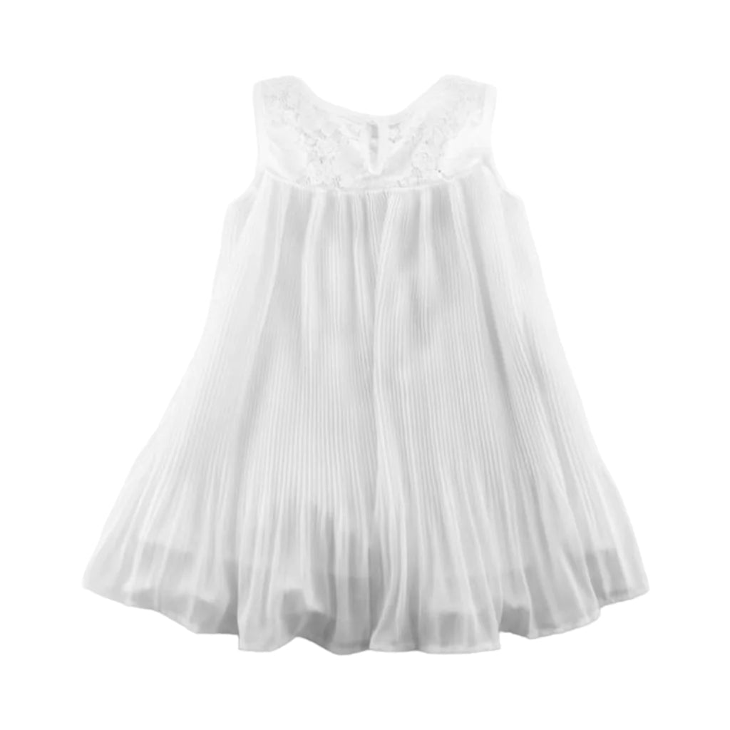 Sleeveless Lace & Ribbed Dress - Wren Harper
