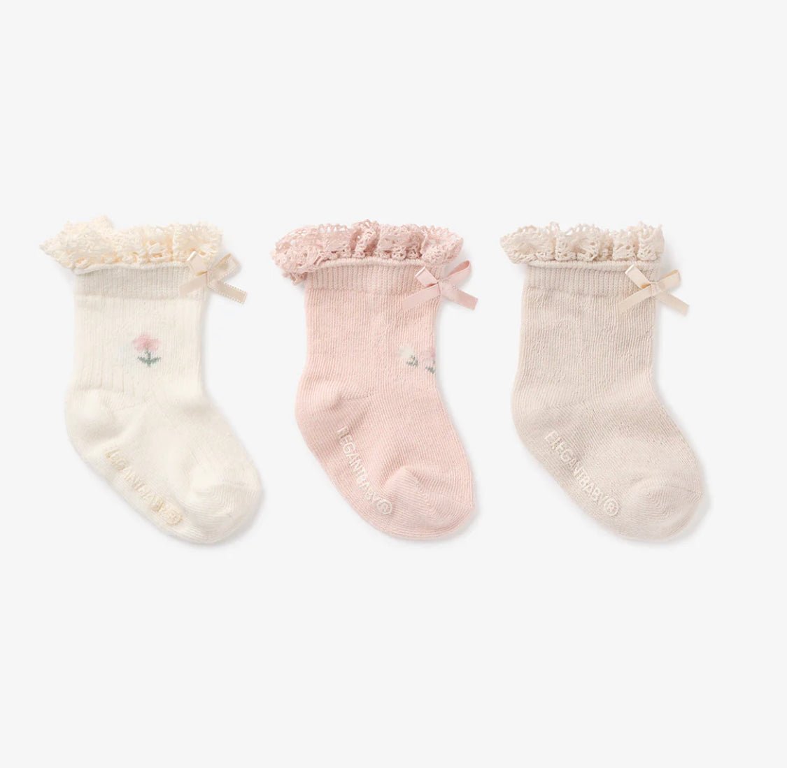 Socks - 3pk - Floral Ankle - Wren Harper