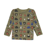 T-Shirt LS AOP Animals - Wren Harper