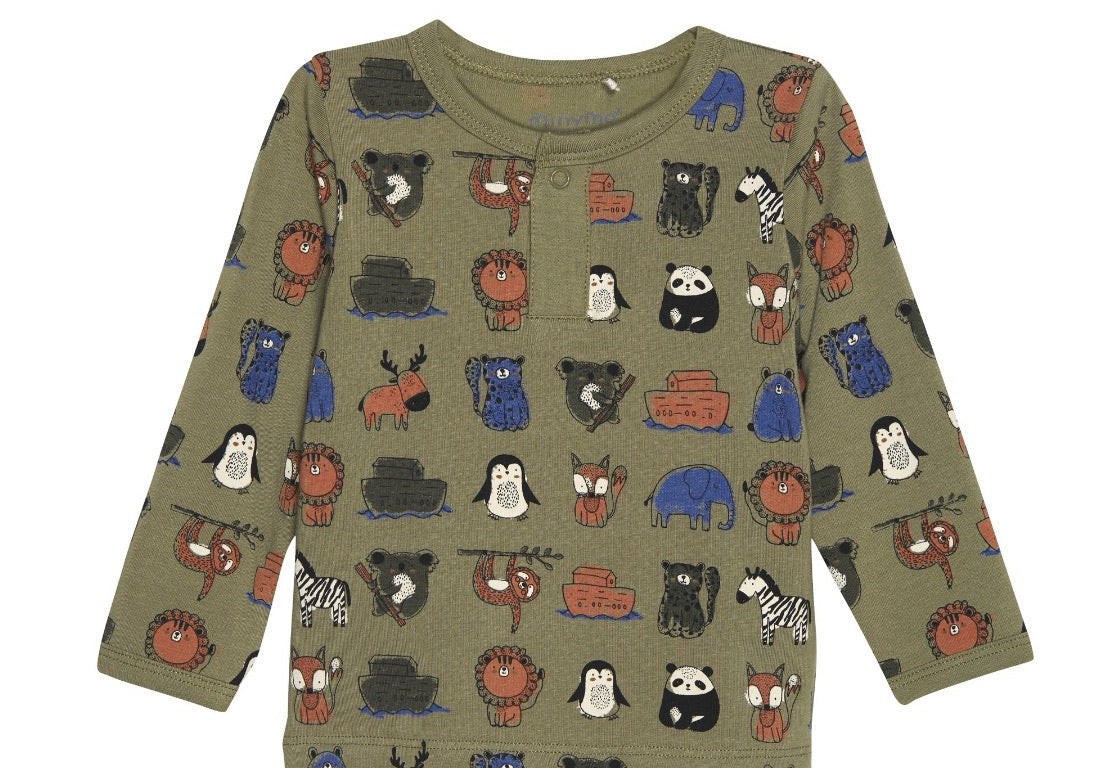 T-Shirt LS AOP Animals - Wren Harper