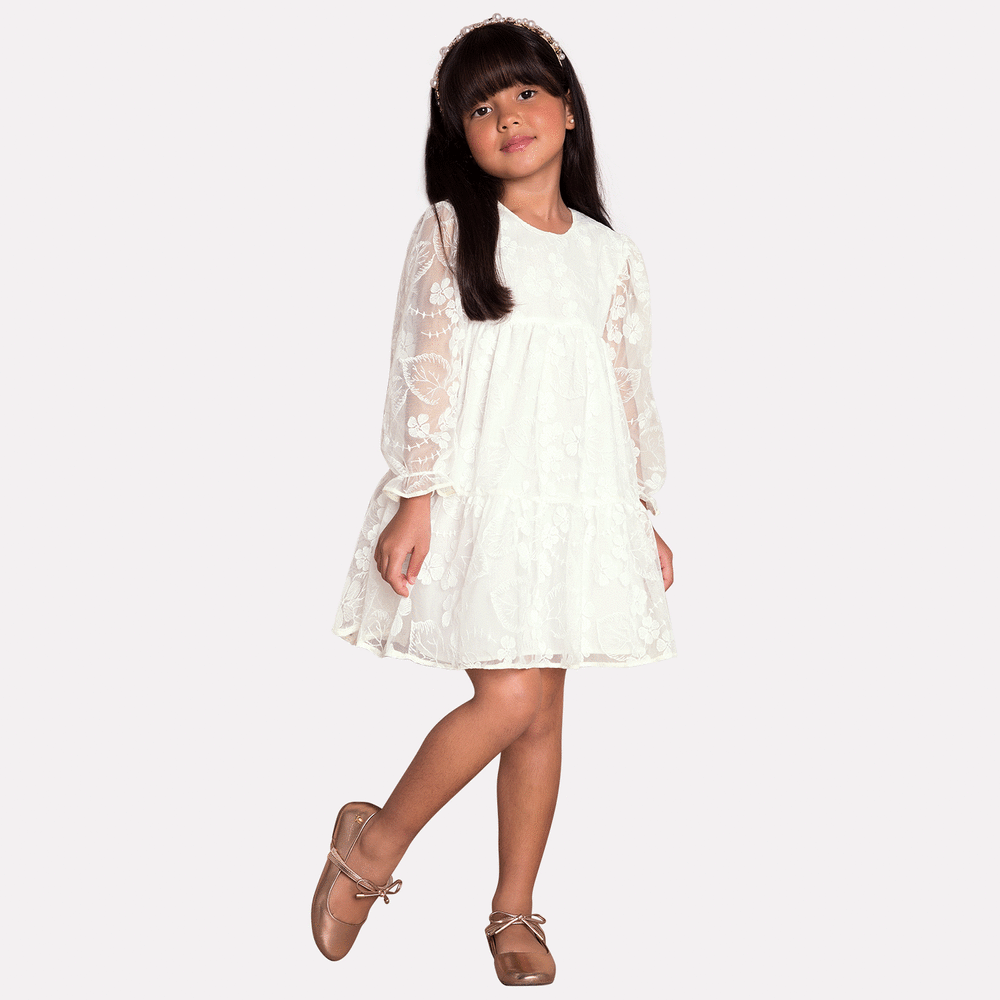 Tulle Embroidered Dress - Wren Harper