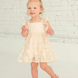 Vanilla Bean Embroidered Net Dress - Wren Harper