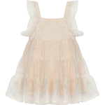 Vanilla Bean Embroidered Net Dress - Wren Harper