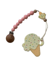 Vanilla Ice Cream Teether/clip - Wren Harper
